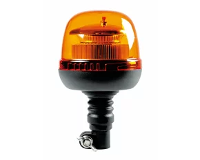 Girofar stroboscopic galben LED cu fixare DIN 12/24V RL-9