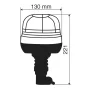 RL-9, Led warning beacon with DIN-mount base, 12/24V