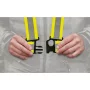 X-Belt, safety reflective cross belt - Yellow