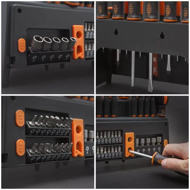 39 Piece Screwdriver Set with Rack