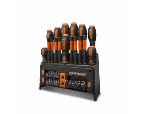 39 Piece Screwdriver Set with Rack