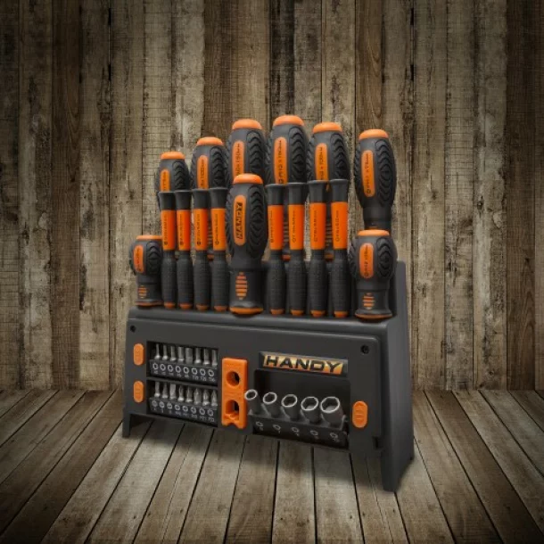 39 Piece Screwdriver Set with Rack