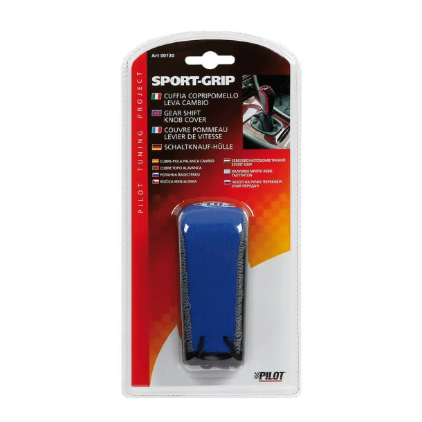 Sport-Grip sebességváltó gomb huzat - Kék/Fekete