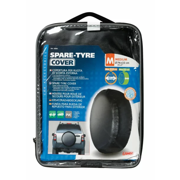 Spare tyre cover 4x4 - Ø74x23cm - M