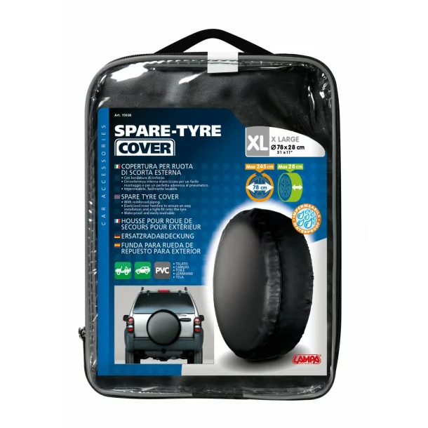 Spare tyre cover 4x4 - Ø78x28cm - XL