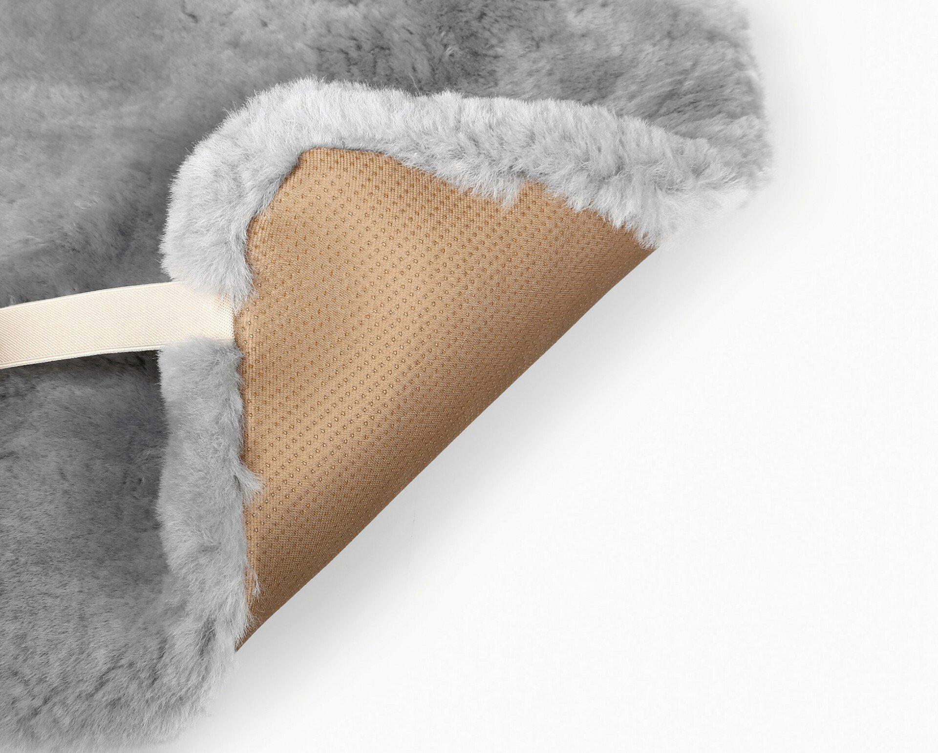 Comfort Max, sheepskin seat cushion 1pcs - Grey thumb