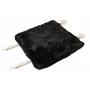 Comfort Max, sheepskin seat cushion 1pcs - Black