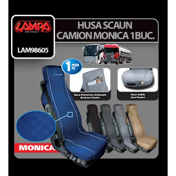 Husa scaun camion Monica microfibra 1buc - Bej