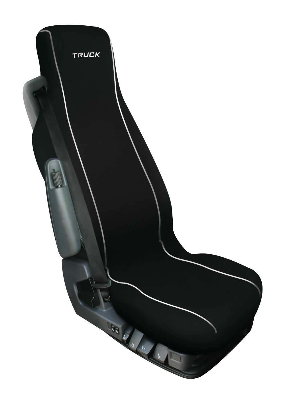 Silvia, cotton truck seat cover - Black - Resealed thumb