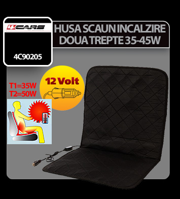 4Cars Heated seat cushion 12V 35-45W thumb