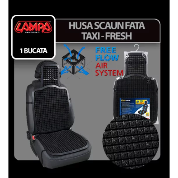 Silvia, cotton truck seat cover - Black