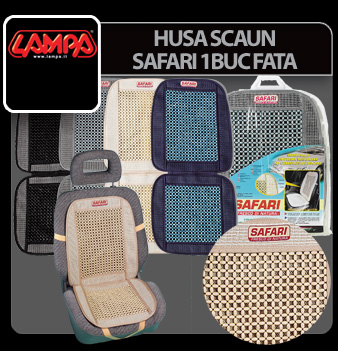 Safari, cool paper mesh cushion with wooden beads - Black thumb