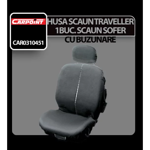 Husa scaun fata Traveller 1buc - Gri