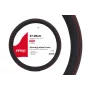 Amio steering wheel cover SWC-01-M - Ø 37-39 cm - Black/Red