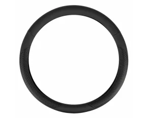 Amio steering wheel cover SWC-17-M - Ø 37-39 cm - Black/Carbon