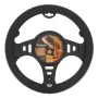 Artisan steering wheel cover - M - Ø 37/39 cm - Black/White