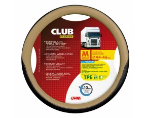 Husa volan camion Club premium - M - Ø 44/46cm - Bej