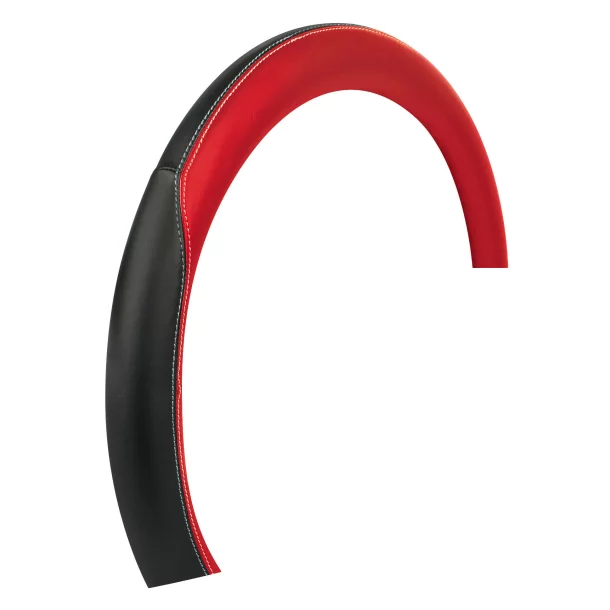 Club, comfort grip steering wheel cover - M - Ø 44/46 cm - Red