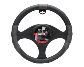 GT Special steering wheel cover - M - Ø 37/39 cm - Black/Grey