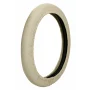 Protector 2 in 1, elasticized steering wheel cover - Beige