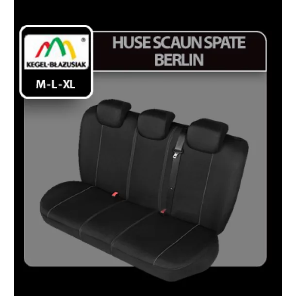 Berlin Lux Super Airbag back seat covers - Size L and XL