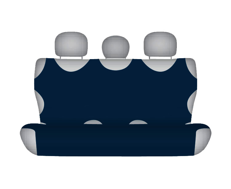 Koszulki undershirt back seat cover 2pcs - Dark blue thumb