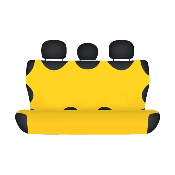 Koszulki undershirt back seat cover 2pcs - Yellow