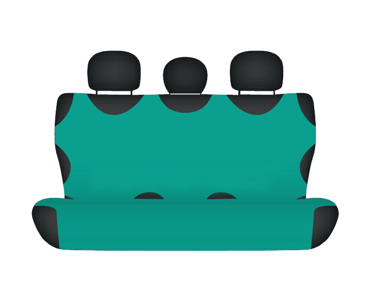 Koszulki póló hátsó üléshuzat - 2 darabos - Zöld thumb