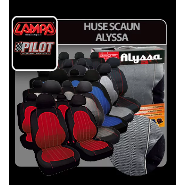 Alyssa seat covers 9pcs - Anthracit