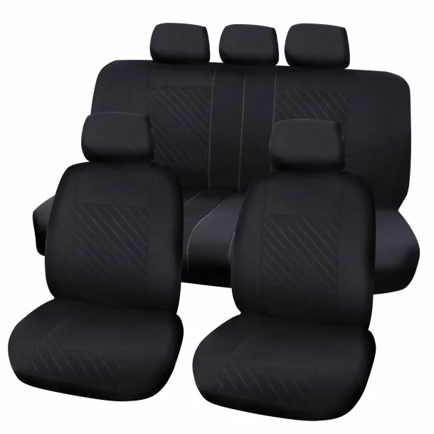 Berlin seat covers 9pcs - Black