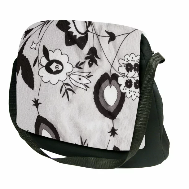 Huse scaun Black &amp; White Flower 9buc