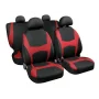 Capri stretch-fit seat covers 8pcs - Black/Red