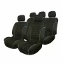 Charcoal seat covers 9pcs - Black