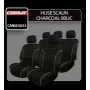 Charcoal seat covers 9pcs - Black