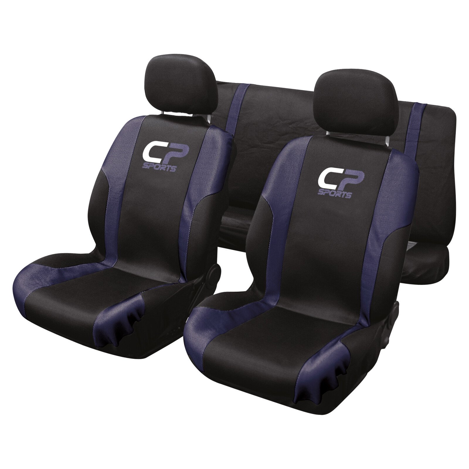 CP Sports seat covers 9pcs - Blue/Black thumb