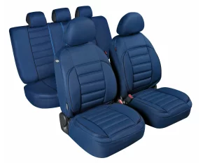 De-Luxe Sport Edition, high-quality seat cover set - Blue