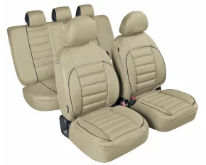 De-Luxe Sport Edition, high-quality seat cover set - Beige