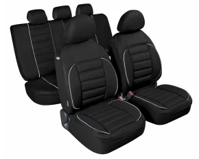 De-Luxe Sport Edition, high-quality seat cover set - Black