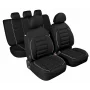 De-Luxe Sport Edition kiváló minőségű jacquard üléshuzat 9db - Fekete