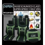 Eco Class Super-Speed, seat cover set 11pcs - Green