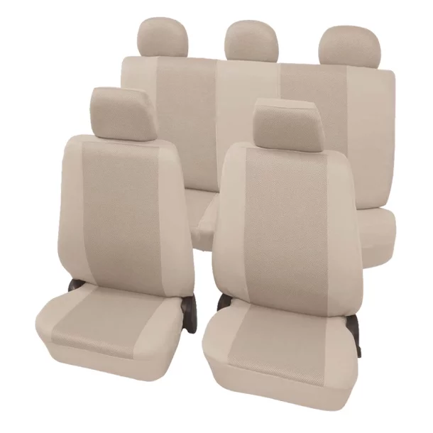 Eco Class Sydney, seat cover set 11pcs - Beige