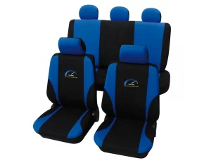 Huse scaun Eco Class Turbo set 11buc - Albastru