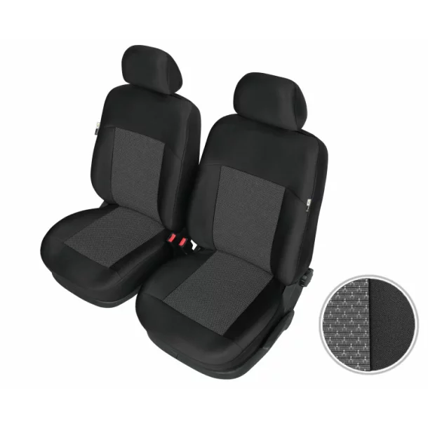 Apollo Lux Super Airbag front seat covers 2pcs - Size XL