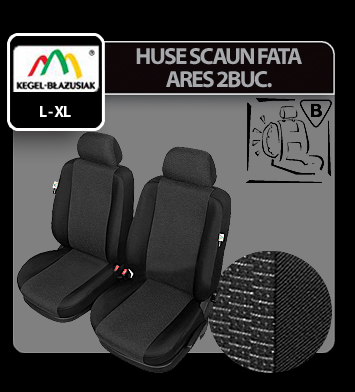 Ares Extra Super Airbag front seat covers 2pcs - Size L thumb