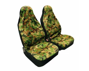 Huse scaun fata Camouflage 2buc