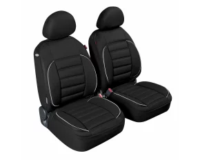 De-Luxe Sport Edition, high-quality front seat covers - Black