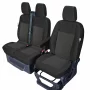 Tailor-made front seat covers for Ford Transit Custom (to 06.2018, from 06.2018), with table - 1+2 Seats