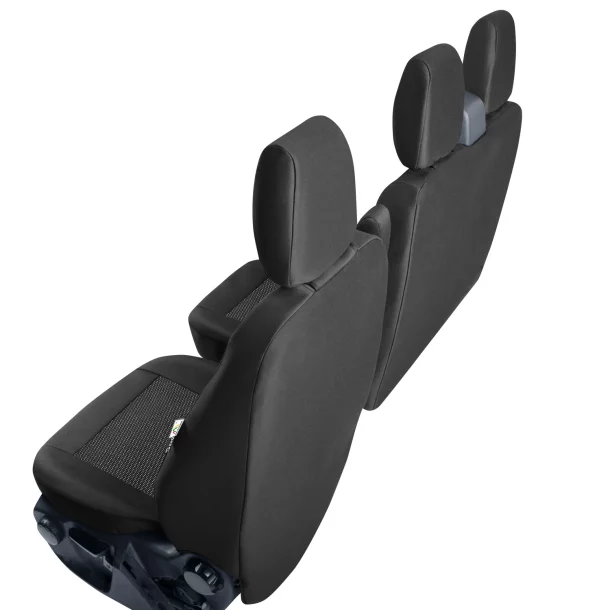 Tailor-made front seat covers for Ford Transit Custom (to 06.2018, from 06.2018), with table - 1+2 Seats