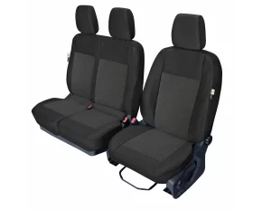 Tailor-made front seat covers for Ford Transit Connect II Van ( &gt;2014), with table - 1+2 Seats