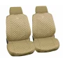 Ziga, pair of high-quality cotton front seat covers - Beige